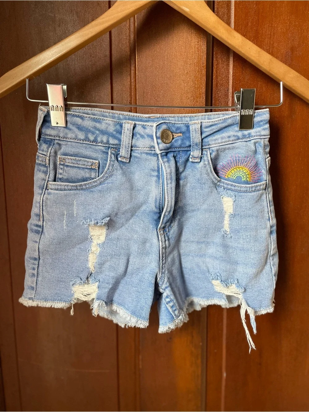 Justice girls size 10 denim shorts